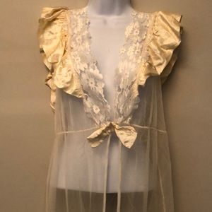 Vintage Sheer Maxi Robe